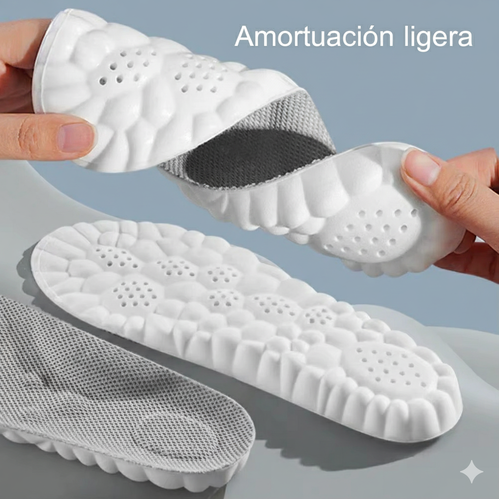 🦶 OrthoSole Pro™ – Palmilha Ortopédica de Massagem 4D