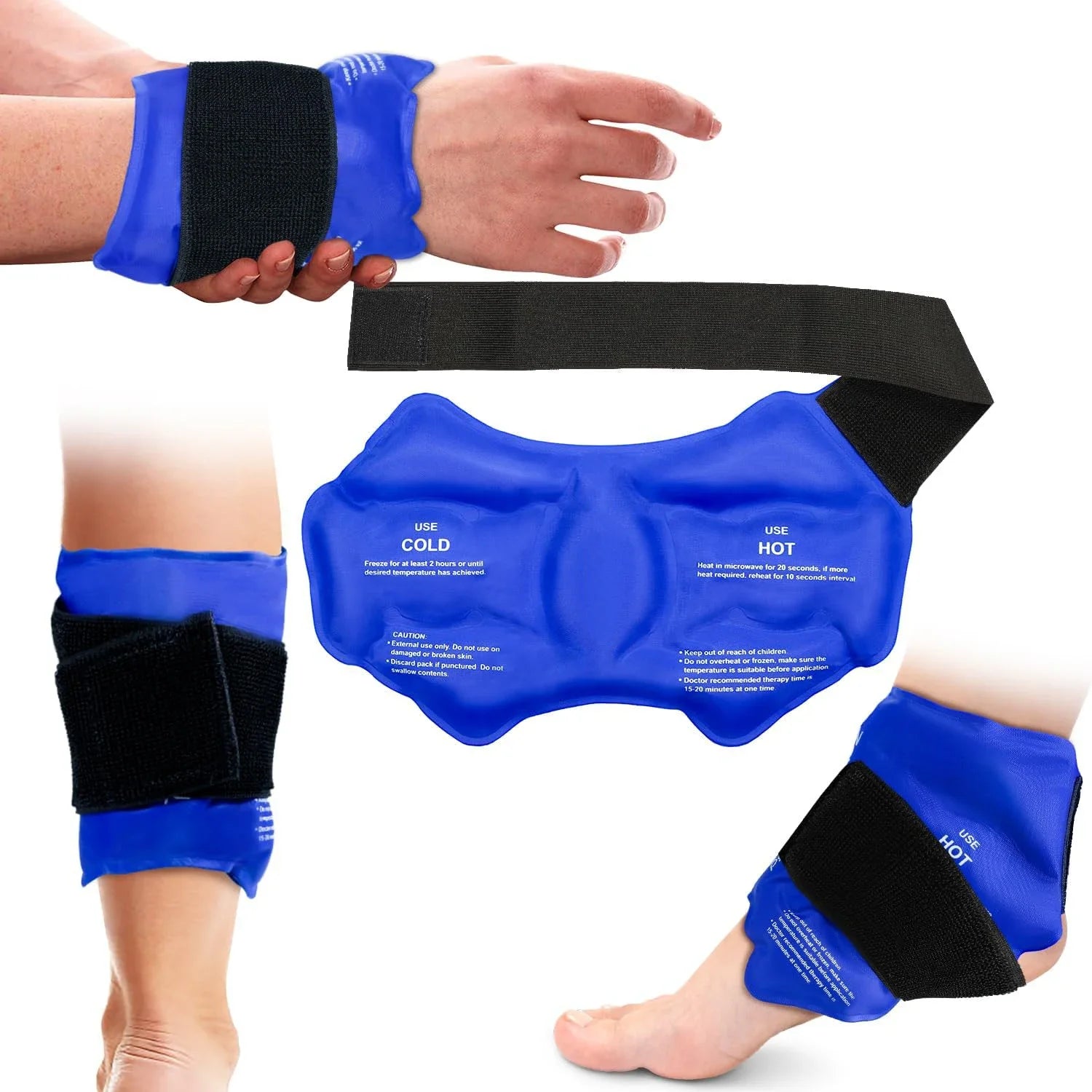ThermoFlex Pro™ – Terapia Fría y Caliente Profesional para el Tobillo y Más
