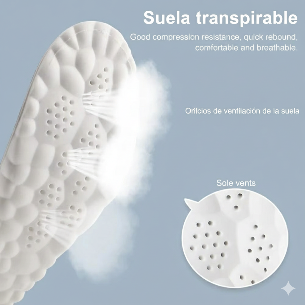 🦶 OrthoSole Pro™ – Palmilha Ortopédica de Massagem 4D