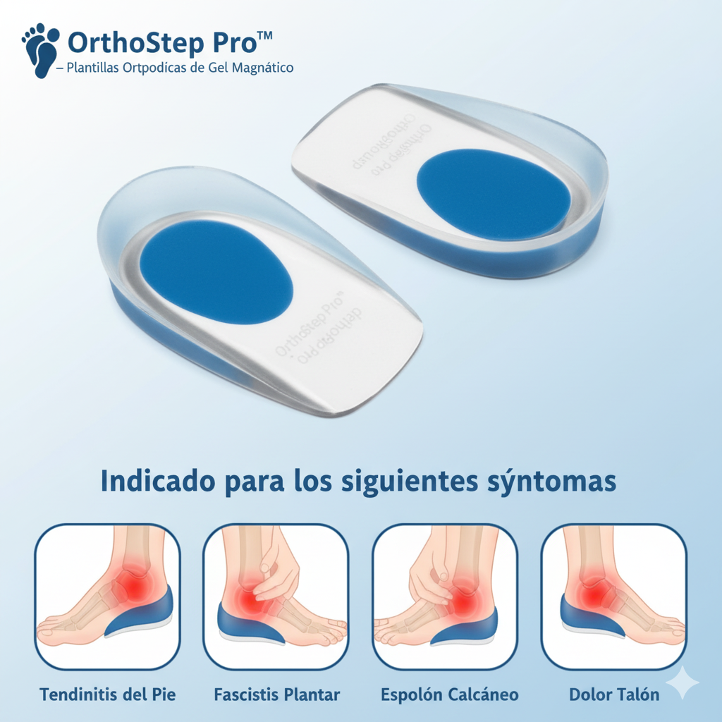 👣 OrthoStep Pro™ – Plantillas Ortopédicas de Gel Magnético