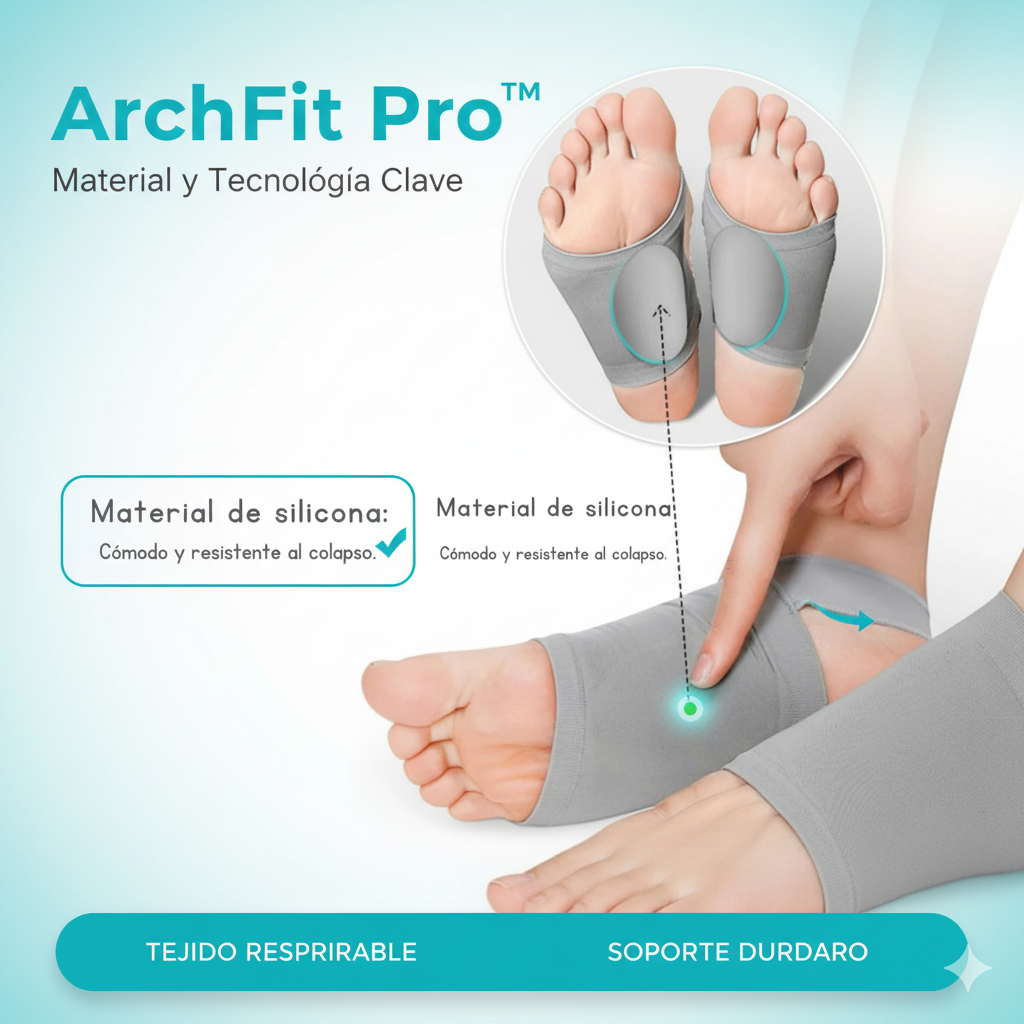 👣 ArchFit Pro™ – Plantillas Ortopédicas de Alta Tecnología para Soporte del Arco
