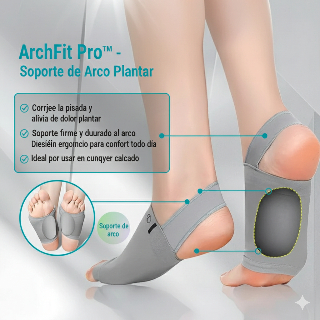 👣 ArchFit Pro™ – Plantillas Ortopédicas de Alta Tecnología para Soporte del Arco
