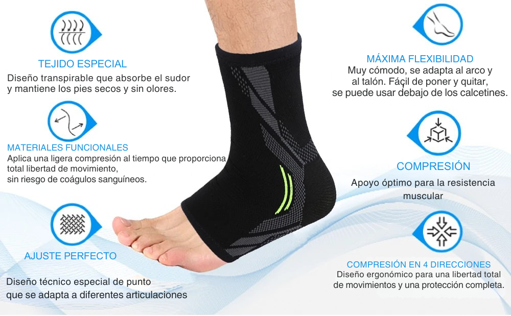 OrthoBrace™ – Soporte profesional para el tobillo