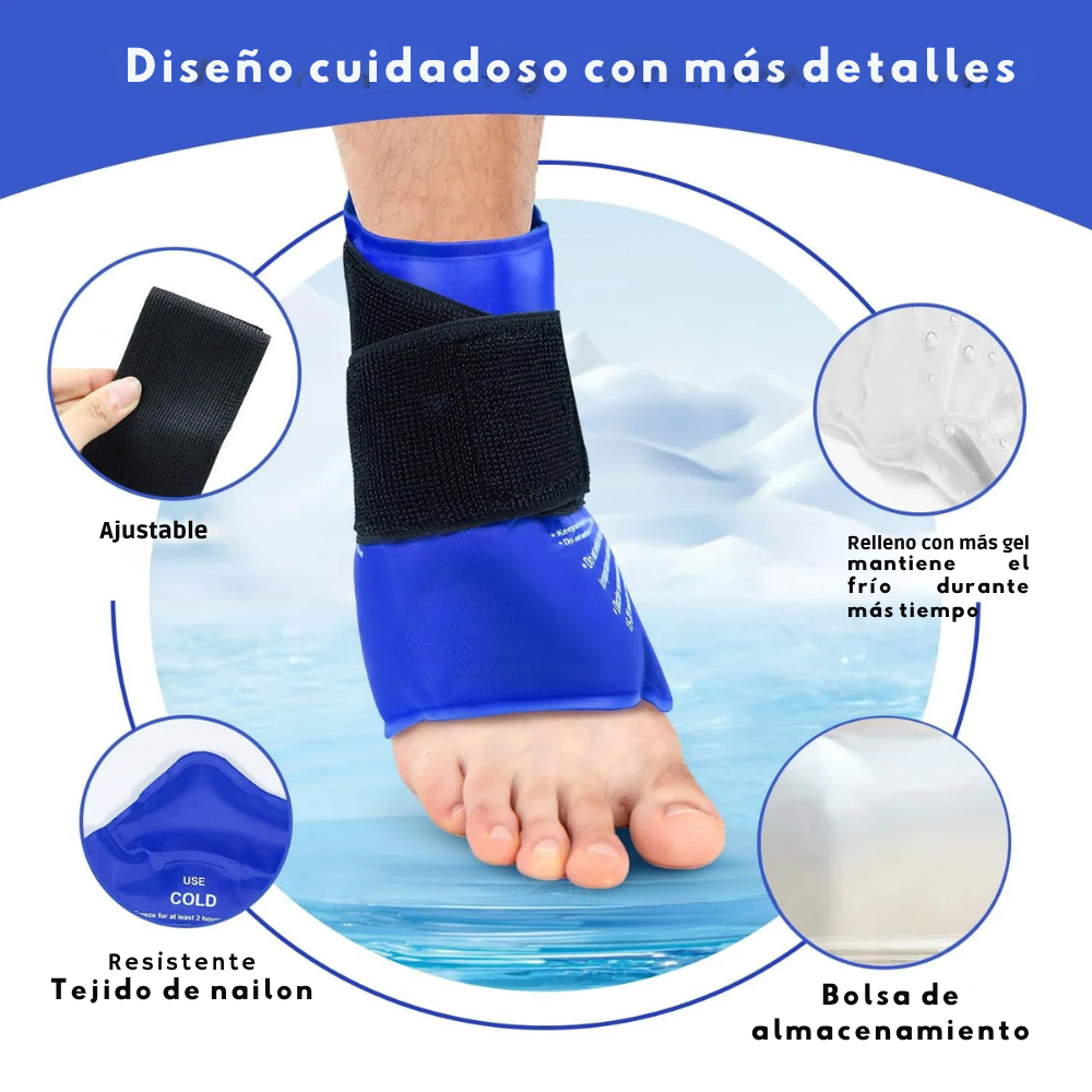 ThermoFlex Pro™ – Terapia Fría y Caliente Profesional para el Tobillo y Más